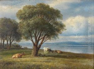 Pastoral Scene by Mikhail Konstantinovich Klodt
