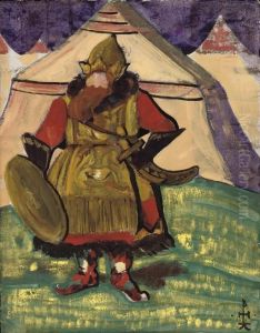 Costume Design For Tsar Sultan by Nikolai Konstantinovich Rerikh