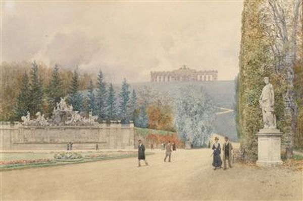 A Motif From The Park Of Schonbrunn Castle - view 1