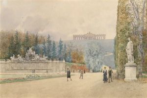 A Motif From The Park Of Schonbrunn Castle thumbnail