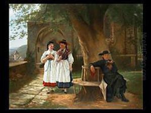 Der Kirchgang by Theodor Hermann Wil. Koppen