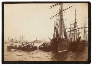 Hamburger Hafen by Georg Koppmann