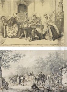Preparing The Medicin by Alexander Hugo Bakker Korff