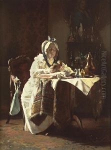 A Moment Of Contemplation by Alexander Hugo Bakker Korff