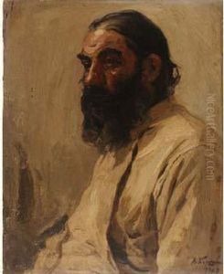 Portrait Of A Bearded Man by Alexei Michailovich Korine