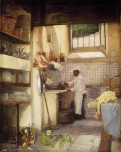 Kitchen Interior by Otto Koroknyai
