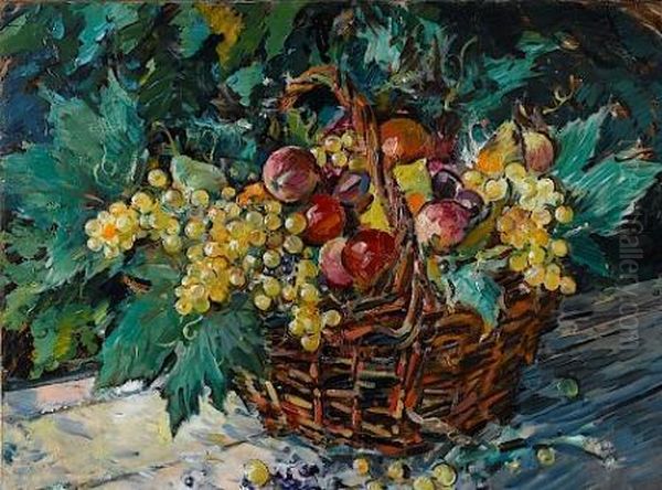 Basket With Fruit - view 1