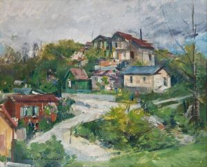 View Of The Village by Konstantin Alexeievitch Korovin