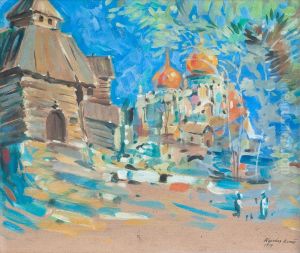 Sketch For Theater Design by Konstantin Alexeievitch Korovin