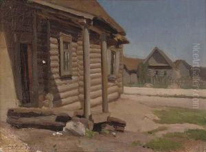 Izba by Sergei Alexeivich Korovin