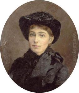 Portrait Of A Lady by Alexej Iwanowitsch Korsuchin