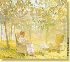 La Lecture Au Jardin by Henry Somers Kortright