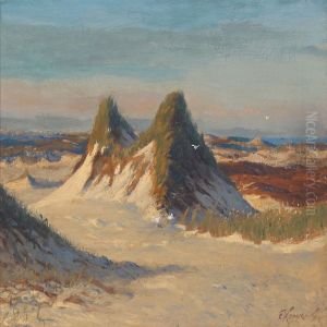 Seaside From Sylt With Dunes And View Over The Sea by Frans Korwan