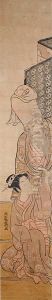 Fukurokuju And Beauty by Isoda Koryusai
