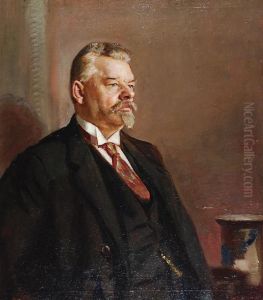 Portret Mezczyzny by Stanislaw Korzeniewski
