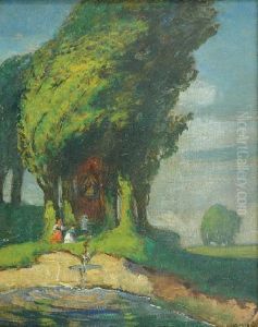 Kapliczka W Polu by Stanislaw Korzeniewski