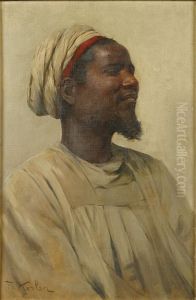 Portret Van Een Afrikaanse Man by Franz Xavier Kosler