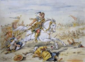 Cavalier Vainqueur by Juliusz Kossak