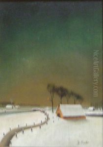 Paysage Enneige by Jo Koster Van Hattum