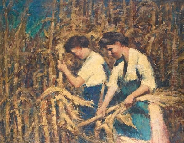 Harvesting Wheat - view 1