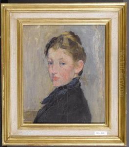 Portrait Einer Frau. by Gyula Kosztolanyi Kann