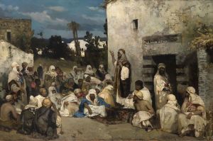 The Sermon At Capernaum by Vasili Aleksandrovich Kotarbinskii