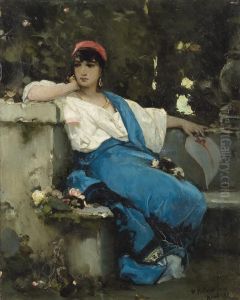 Reverie by Vasili Aleksandrovich Kotarbinskii