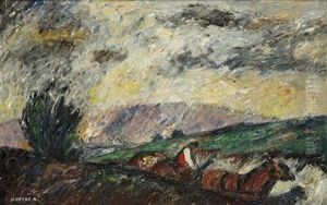 On A Road by Karoly Kotasz
