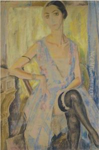 Portrait Of The Artist's Wife, Olga Portrait Of The Artist's Wife, Olga