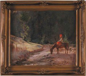 Huculka Nad Potokiem, Przed 1893 R. by Damazy Kotowski