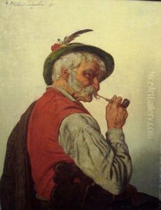 Portrait Of A Gentleman by G.Hugo Kotschenreiter