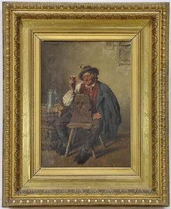 Bauer Miterhobenem Glas. by G.Hugo Kotschenreiter