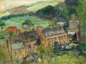 Village De Campagne by Constantin Kousnetzoff