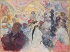Fete De Mariage by Constantin Kousnetzoff