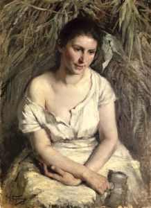 A Rest After The Harvest by Nikolai Dmitrievich Kuznetsov
