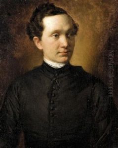 Ferfiportre,1858 by Mihaly Kovacs