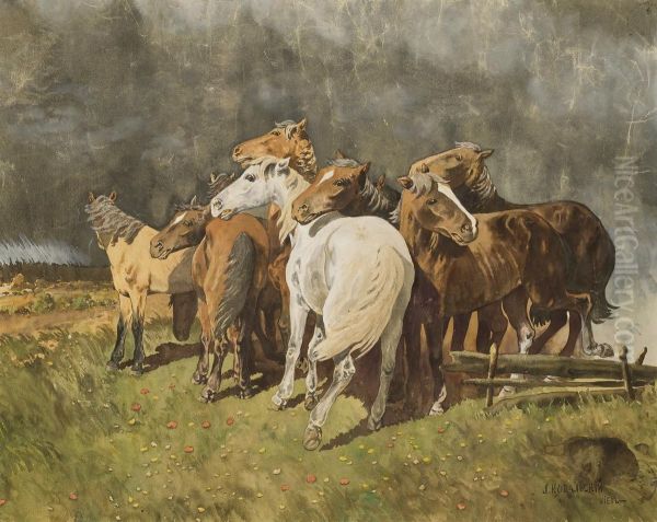 Horses Before A Storm - view 1
