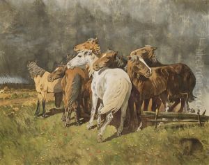Horses Before A Storm thumbnail