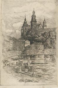 Widok Na Wawel Od Strony Wisly by Leon Kowalski
