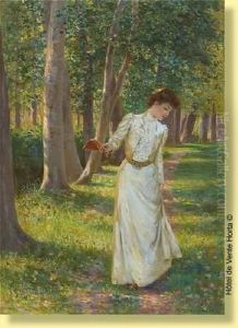 Lecture Champetre by Leopold-Franz Kowalsky