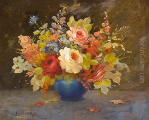 Floral Still Life by Anton Kozakiewicz