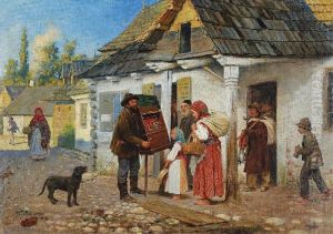 Kataryniarz W Miasteczku by Anton Kozakiewicz