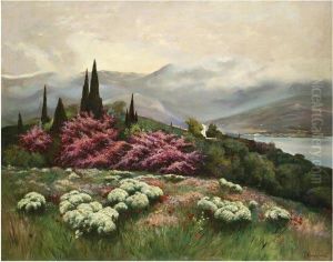 View Of Yalta by Josif Evstaf'Evic Krackovskij