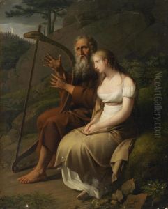 Ossian And Malvina by Johann Peter Krafft