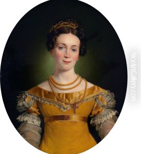 Ritratto Di Anna Obermayer by Johann Peter Krafft