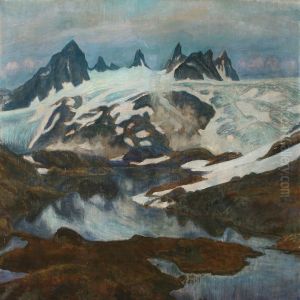 Winter Landscape Fromjotunheimen, Norway by Johannes Kragh