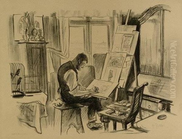 Zille In Seinem Atelier - view 1