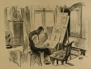 Zille In Seinem Atelier