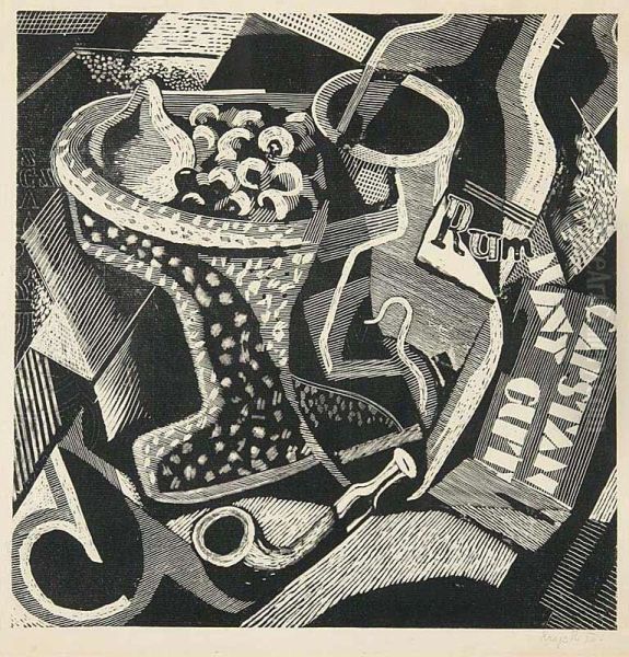 A Still Life With Fruit And A Pipe - view 1