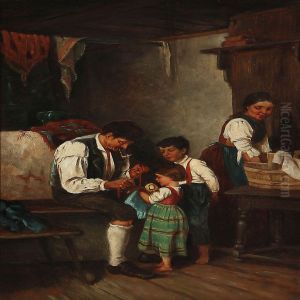 Two Peasant Interiors